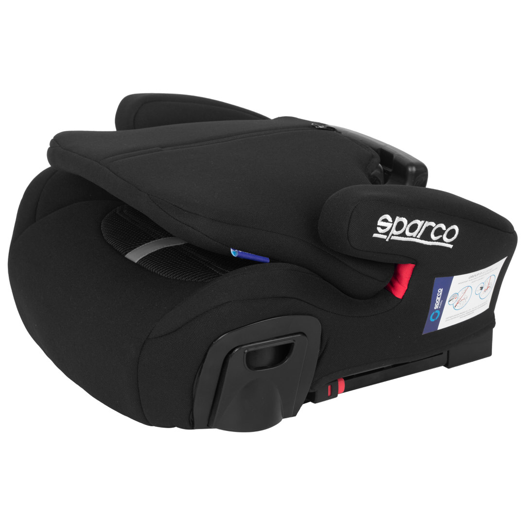 Réhausseur bas Isofix avec dossier groupe 3 (15-36Kg) noir Sparco